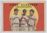 Cubs' Clubbers (Dale Long, Ernie Banks, Walt Moryn)