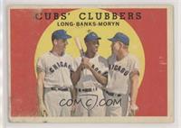 Cubs' Clubbers (Dale Long, Ernie Banks, Walt Moryn) [Poor to Fair]