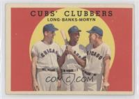 Cubs' Clubbers (Dale Long, Ernie Banks, Walt Moryn) [Good to VG‑…