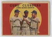 Cubs' Clubbers (Dale Long, Ernie Banks, Walt Moryn) [Good to VG‑…