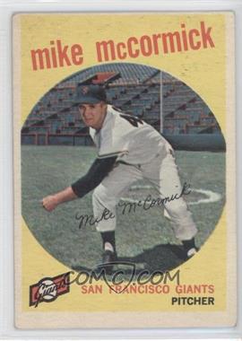 1959 Topps - [Base] #148 - Mike McCormick [Good to VG‑EX]