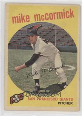 1959 Topps - [Base] #148 - Mike McCormick [Good to VG‑EX]