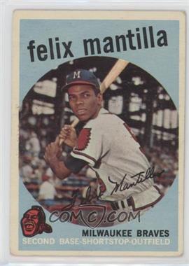 1959 Topps - [Base] #157 - Felix Mantilla