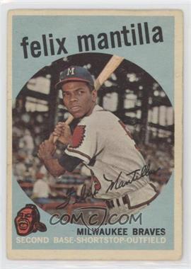 1959 Topps - [Base] #157 - Felix Mantilla