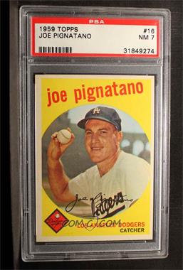 1959 Topps - [Base] #16 - Joe Pignatano [PSA 7 NM]