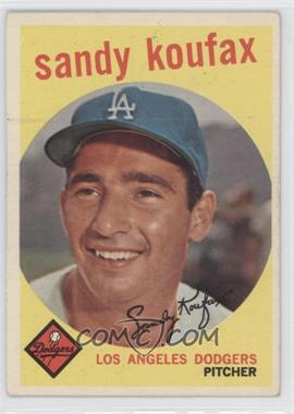 1959 Topps - [Base] #163 - Sandy Koufax