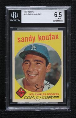 1959 Topps - [Base] #163 - Sandy Koufax [BGS 6.5 EX‑MT+]