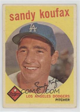 1959 Topps - [Base] #163 - Sandy Koufax