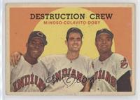 Destruction Crew (Minnie Minoso, Rocky Colavito, Larry Doby) (Spelled Colovito …