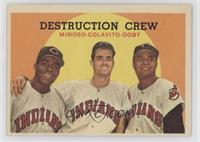 Destruction Crew (Minnie Minoso, Rocky Colavito, Larry Doby) (Spelled Colovito …