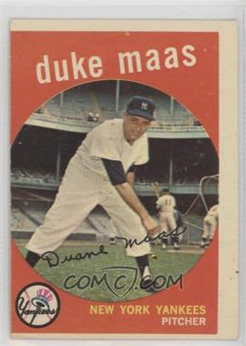1959 Topps - [Base] #167 - Duke Maas