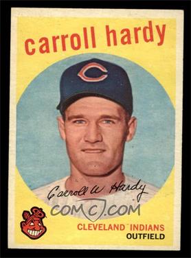 1959 Topps - [Base] #168 - Carroll Hardy [EX MT]