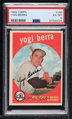 1959 Topps - [Base] #180 - Yogi Berra [PSA 6 EX‑MT]