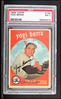 1959 Topps - [Base] #180 - Yogi Berra [PSA 7 NM]