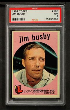 1959 Topps - [Base] #185 - Jim Busby [PSA 7 NM]