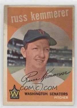 1959 Topps - [Base] #191 - Russ Kemmerer [Poor to Fair]