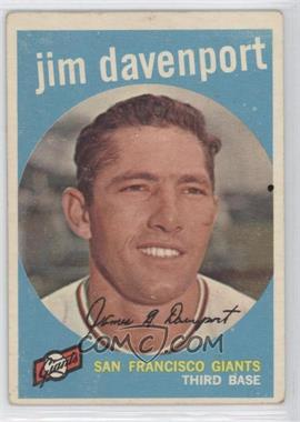 1959 Topps - [Base] #198 - Jim Davenport