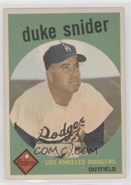 1959 Topps - [Base] #20 - Duke Snider