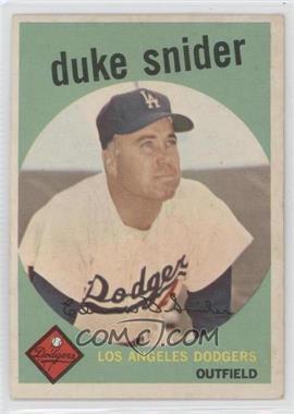 1959 Topps - [Base] #20 - Duke Snider