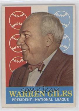 1959 Topps - [Base] #200.1 - Warren Giles (grey back)