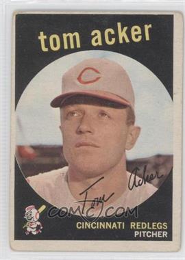 1959 Topps - [Base] #201.1 - Tom Acker (grey back) [Good to VG‑EX]