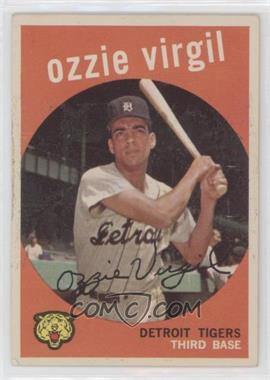 1959 Topps - [Base] #203.2 - Ossie Virgil (white back) [Good to VG‑EX]