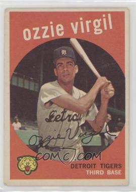 1959 Topps - [Base] #203.2 - Ossie Virgil (white back) [Good to VG‑EX]