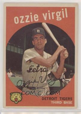 1959 Topps - [Base] #203.2 - Ossie Virgil (white back) [Good to VG‑EX]