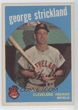 1959 Topps - [Base] #207.2 - George Strickland (white back)