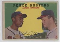 Fence Busters (Hank Aaron, Eddie Mathews) (Grey Back)