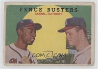 Fence Busters (Hank Aaron, Eddie Mathews) (Grey Back) [Good to VGR…