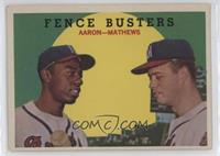 Fence Busters (Hank Aaron, Eddie Mathews) (White Back)