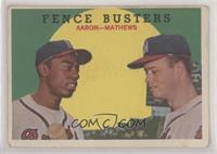 Fence Busters (Hank Aaron, Eddie Mathews) (White Back)