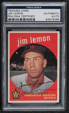 1959 Topps - [Base] #215.1 - Jim Lemon (Grey Back) [PSA Authentic PSA/DNA Cert]