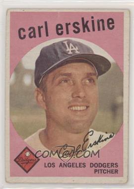 1959 Topps - [Base] #217.1 - Carl Erskine (Grey Back)