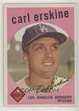 1959 Topps - [Base] #217.1 - Carl Erskine (Grey Back)