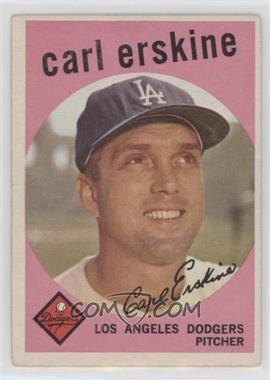 1959 Topps - [Base] #217.1 - Carl Erskine (Grey Back)