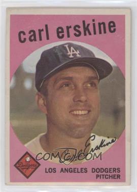 1959 Topps - [Base] #217.2 - Carl Erskine (white back)