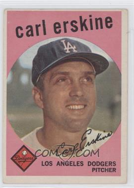 1959 Topps - [Base] #217.2 - Carl Erskine (white back)