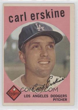 1959 Topps - [Base] #217.2 - Carl Erskine (white back) [Good to VG‑EX]