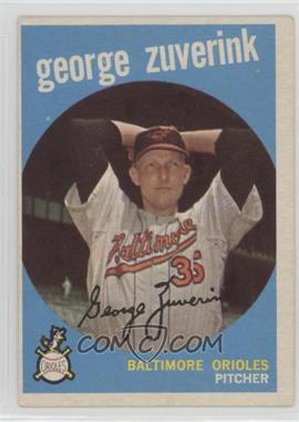 1959 Topps - [Base] #219.1 - George Zuverink (grey back)