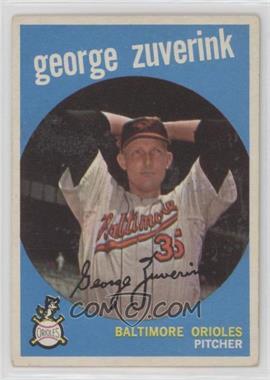 1959 Topps - [Base] #219.1 - George Zuverink (grey back)