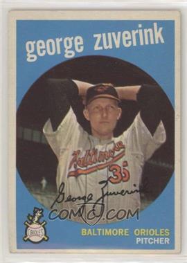 1959 Topps - [Base] #219.1 - George Zuverink (grey back)