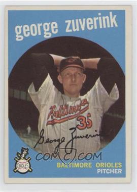 1959 Topps - [Base] #219.1 - George Zuverink (grey back)