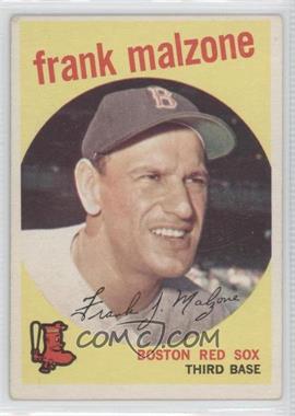 1959 Topps - [Base] #220.1 - Frank Malzone (grey back) [Good to VG‑EX]