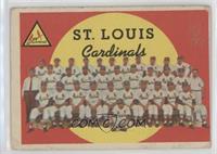 Fourth Series Checklist - St. Louis Cardinals (Grey Back) [Good to VG…