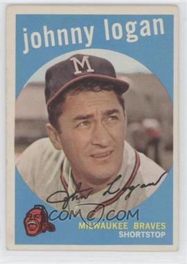 1959 Topps - [Base] #225.2 - Johnny Logan (white back)