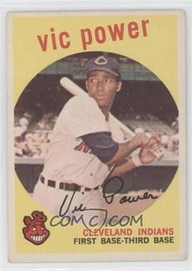 1959 Topps - [Base] #229.2 - Vic Power (White Back) [Noted]