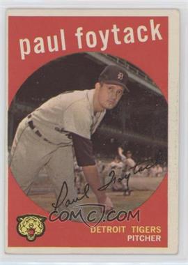 1959 Topps - [Base] #233.1 - Paul Foytack (grey back)