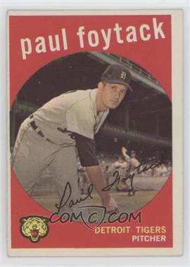 1959 Topps - [Base] #233.1 - Paul Foytack (grey back)